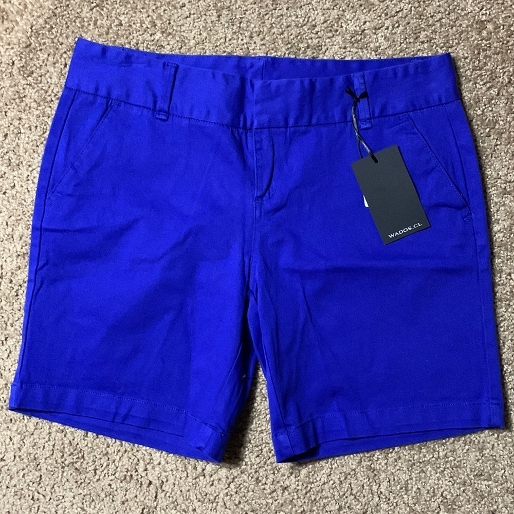 Wados blue Bermuda shorts Size 44 (not inches see below) New with Tags